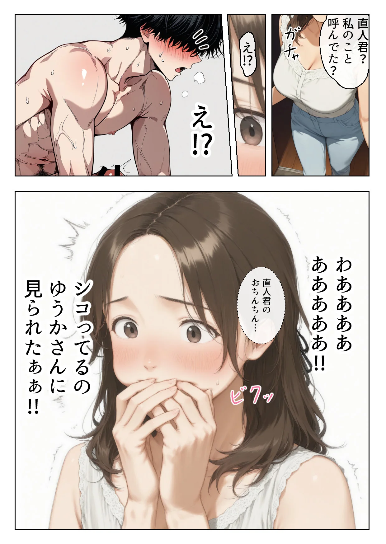 むちむち巨乳の人妻叔母さんに甘やかされながらイチャラブ筆おろしされた僕 母性溢れる溺愛えっち オナニー・お母さん・ムチムチ サンプル13ページ目(蜜月堂編集部)