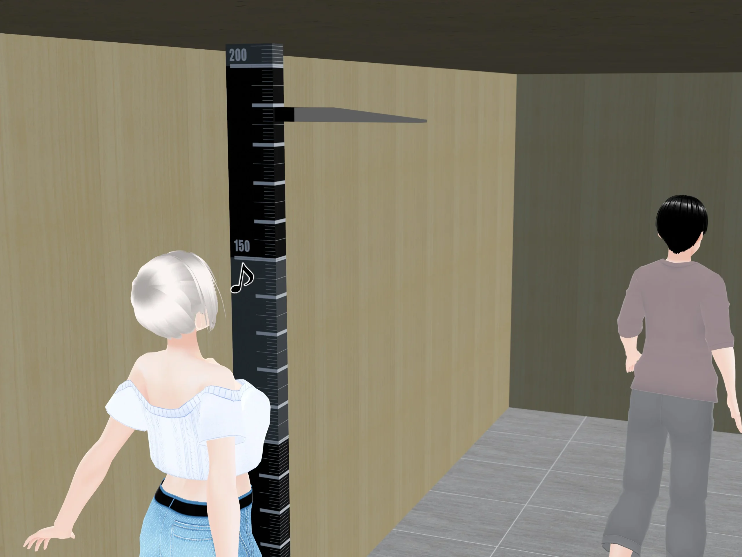 女子だけデカく 男子を追い抜く 成長音〜測定バー編〜 スレンダー・その他フェチ・ファンタジー サンプル29ページ目(女子成長クラブ)