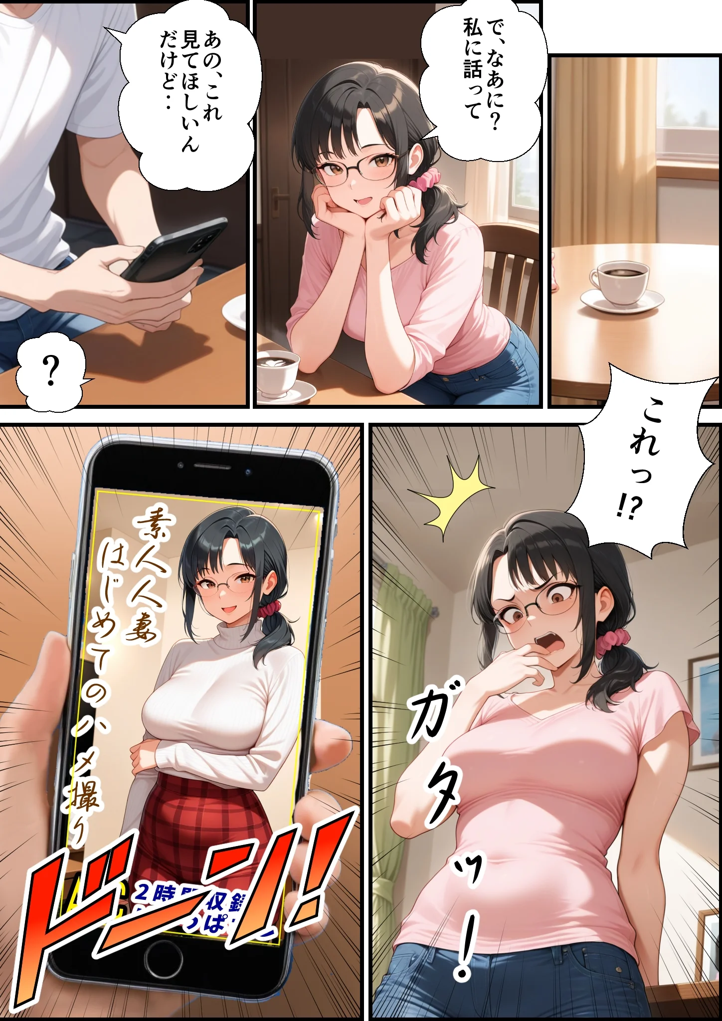 妻が息子の友達とやっちまった件 NTR・寝取られ・クンニ・フェラ サンプル1ページ目(鮫島猛)