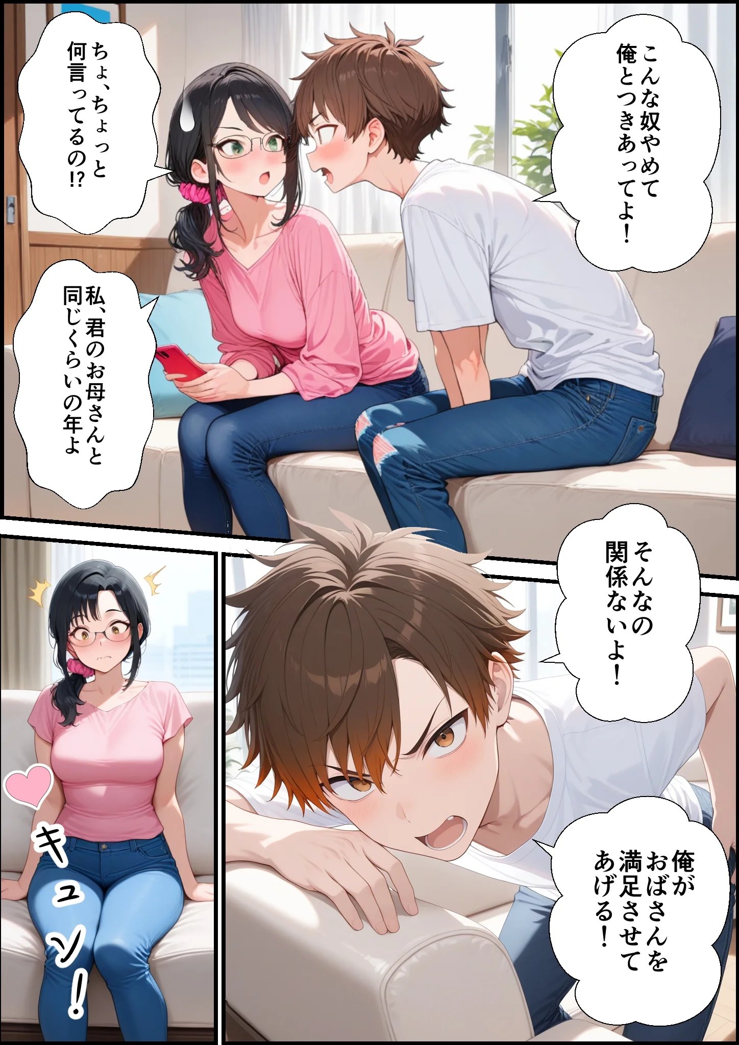 妻が息子の友達とやっちまった件 NTR・寝取られ・クンニ・フェラ サンプル7ページ目(鮫島猛)