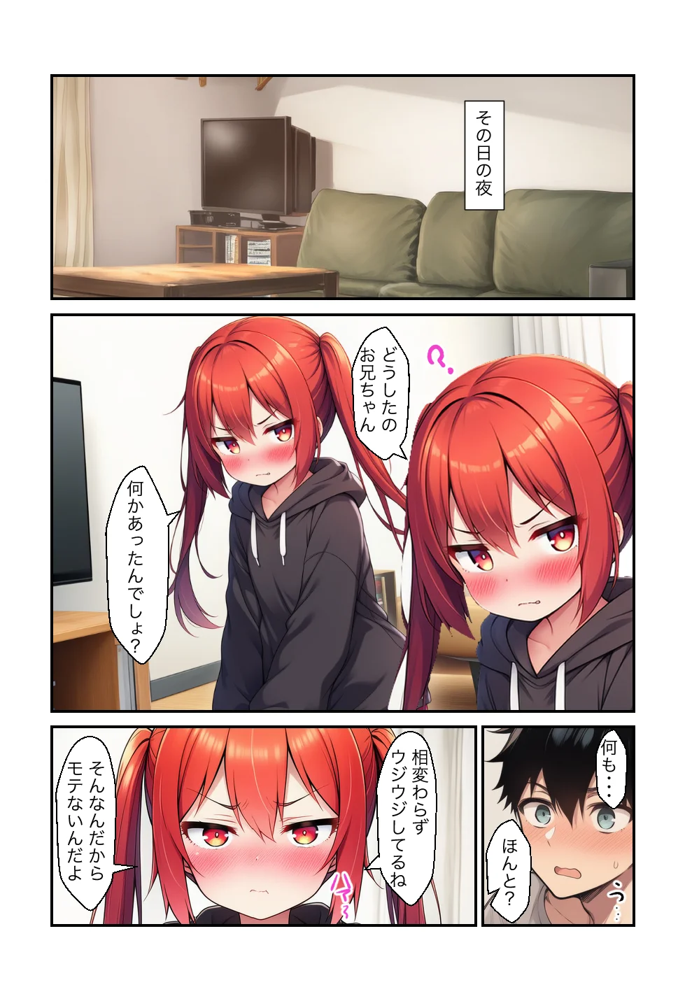 同人エロ漫画 俺の親友が妹のハメ撮りを持っているのだが サンプル11ページ目