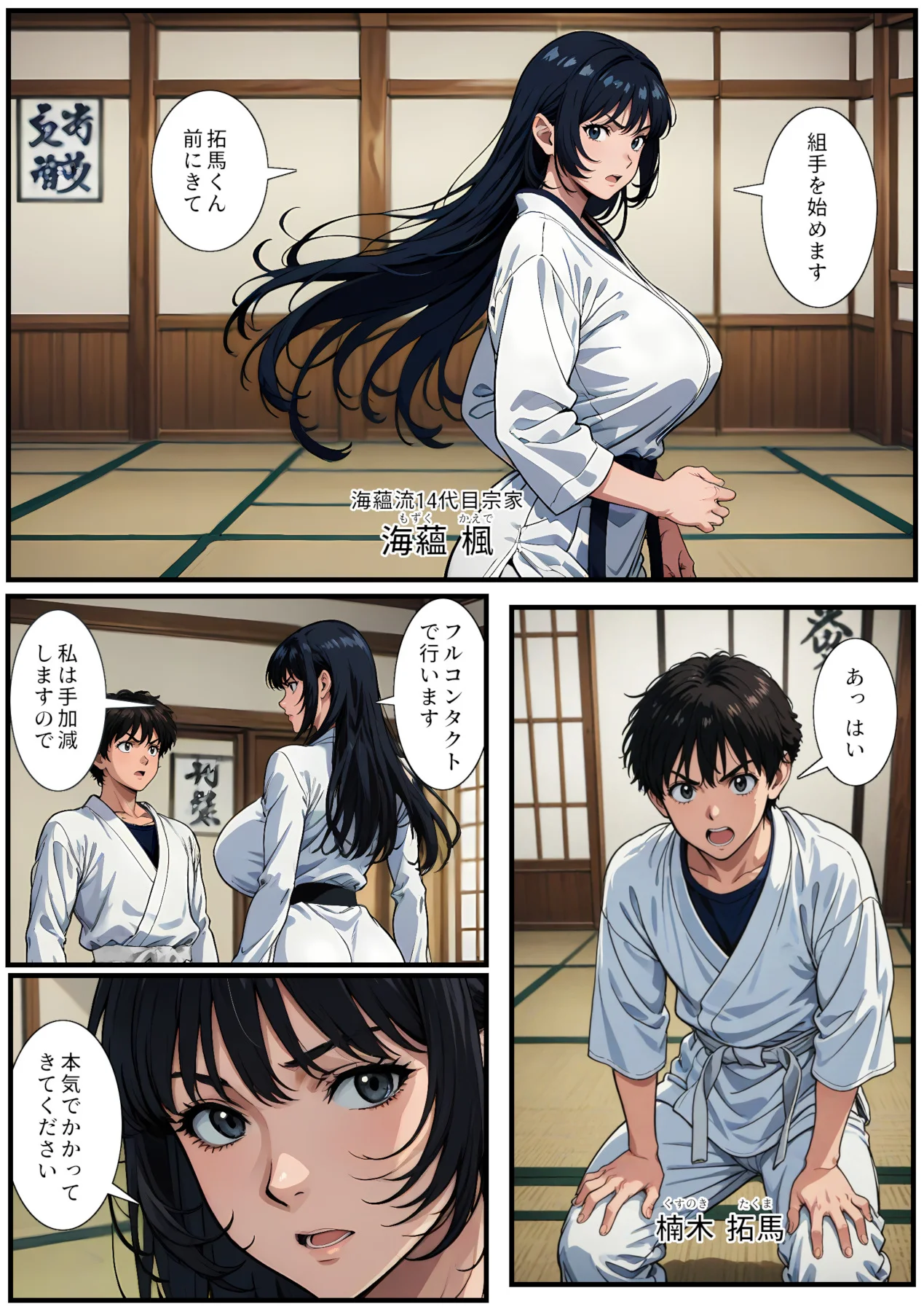 楓先生の敗北 NTR・寝取られ・スポーツ・巨乳 サンプル3ページ目(ニュラルギ)