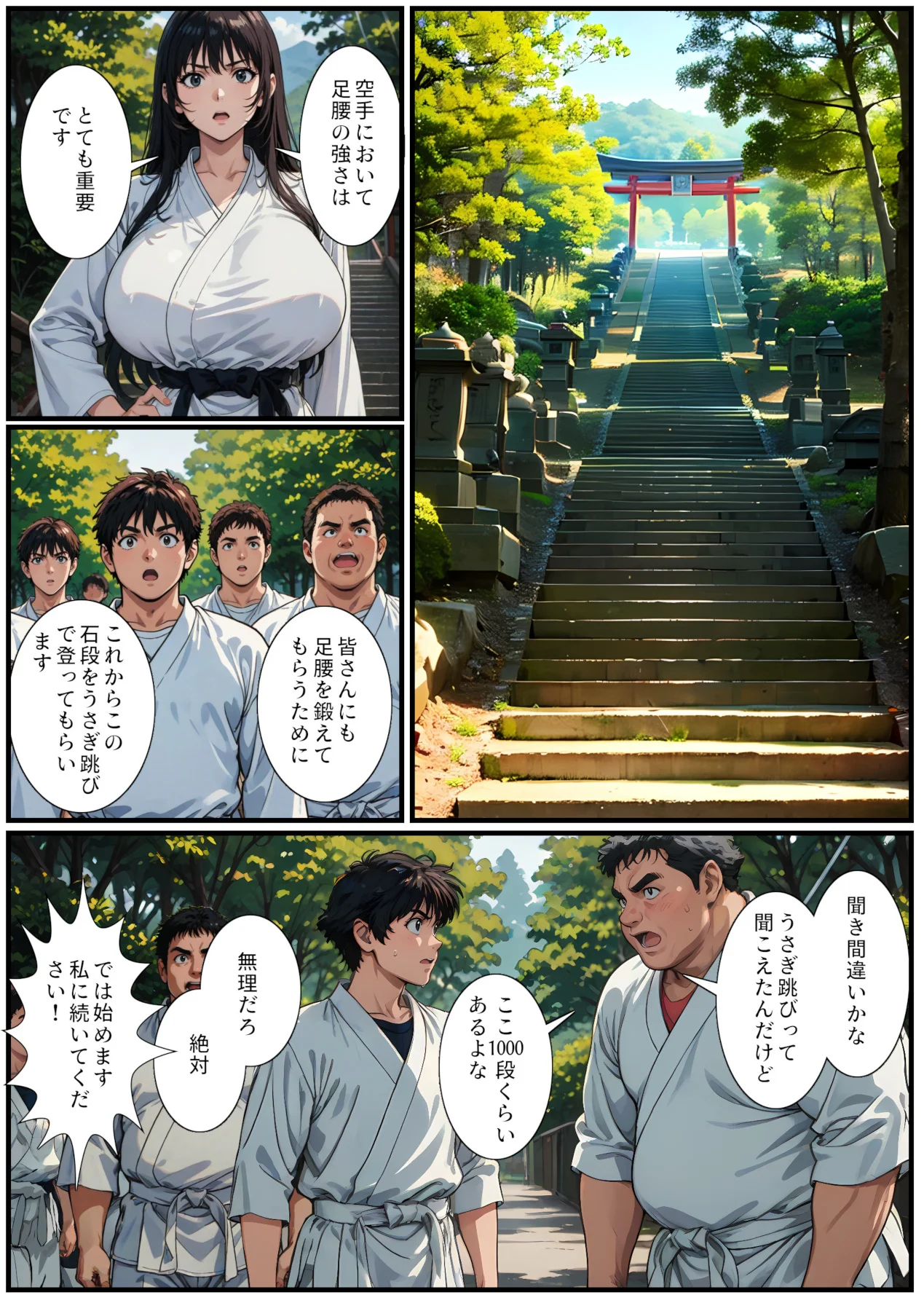 楓先生の敗北 NTR・寝取られ・スポーツ・巨乳 サンプル13ページ目(ニュラルギ)