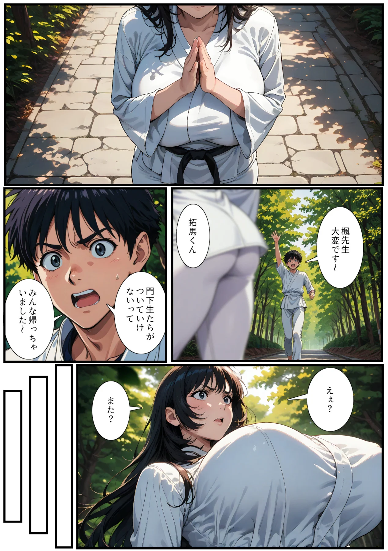 楓先生の敗北 NTR・寝取られ・スポーツ・巨乳 サンプル16ページ目(ニュラルギ)