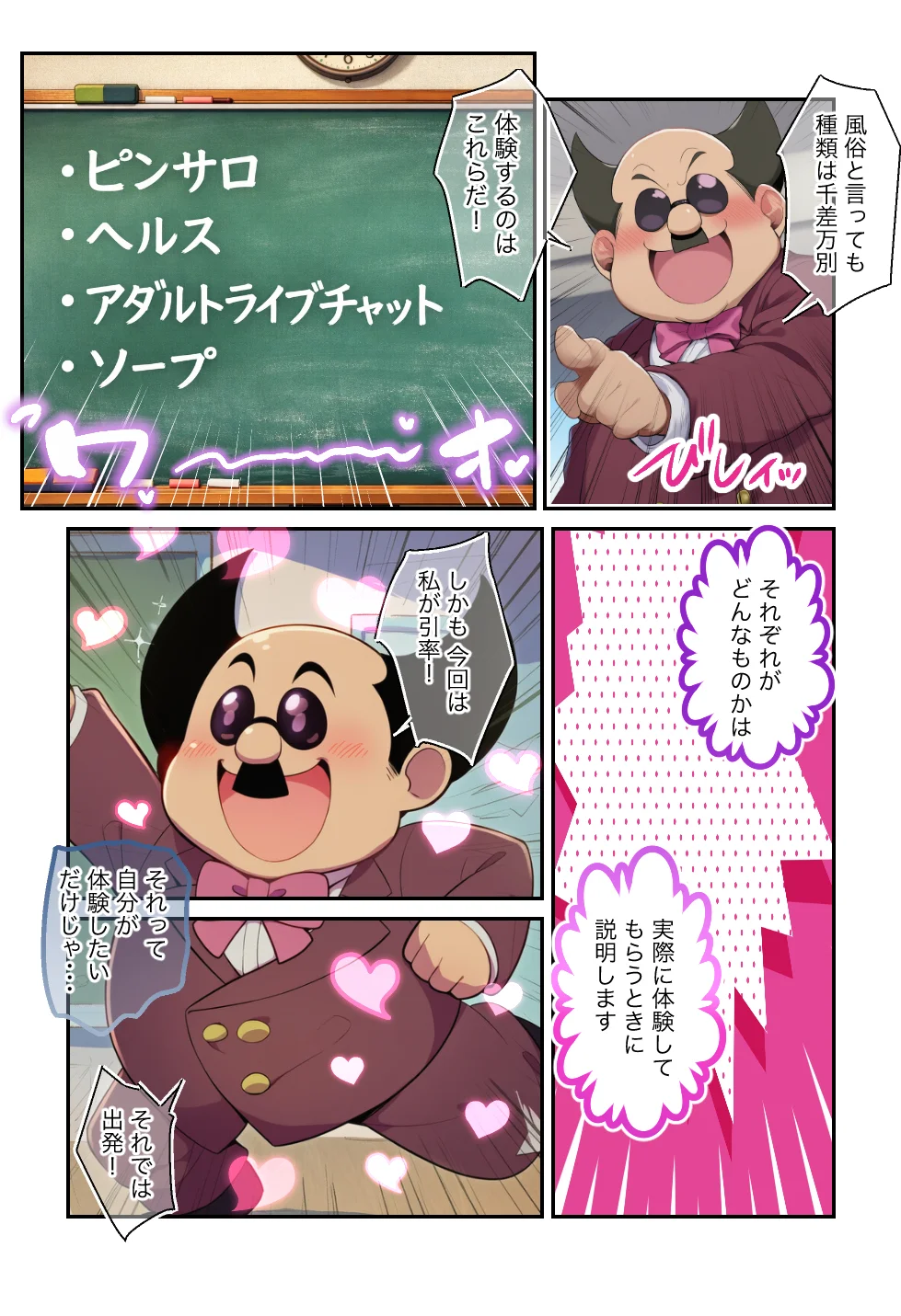 同人エロ漫画 ToLOVEる 常識改変！「課外学習は風俗です」ヒロイン嬢でハーレムを サンプル5ページ目