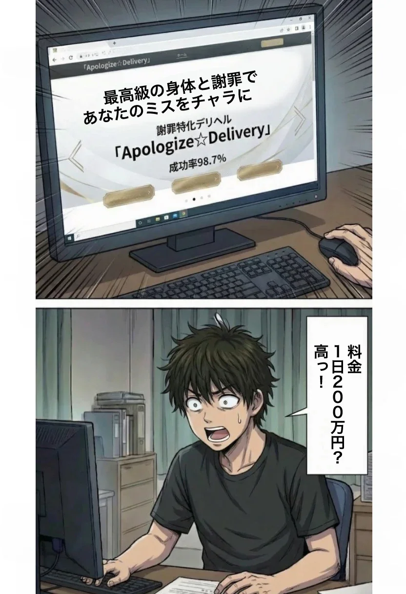 同人エロ漫画 謝罪代行風俗店〜あなたのミスを体で謝罪代行します〜【漫画93P】 サンプル5ページ目