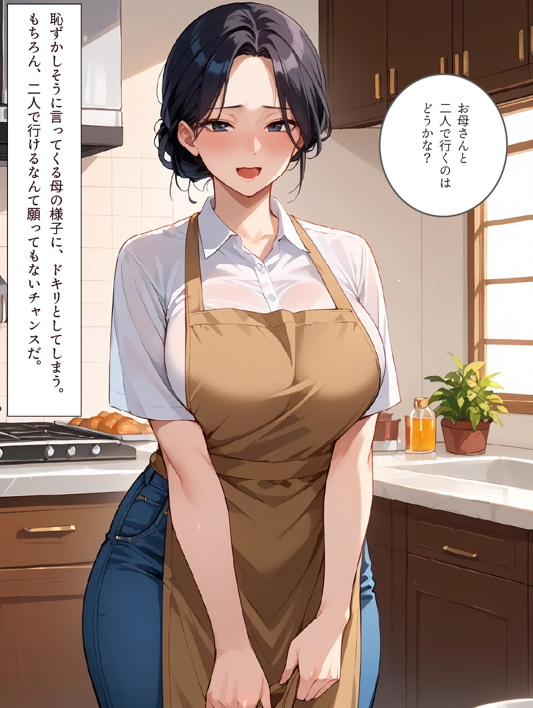 母と露天風呂付き客室のある温泉宿に行った話 1＋2お得セット「母さんとイチャラブ子作り孕ませ生活」 お母さん・パイズリ・フェラ サンプル19ページ目(影愛産業)