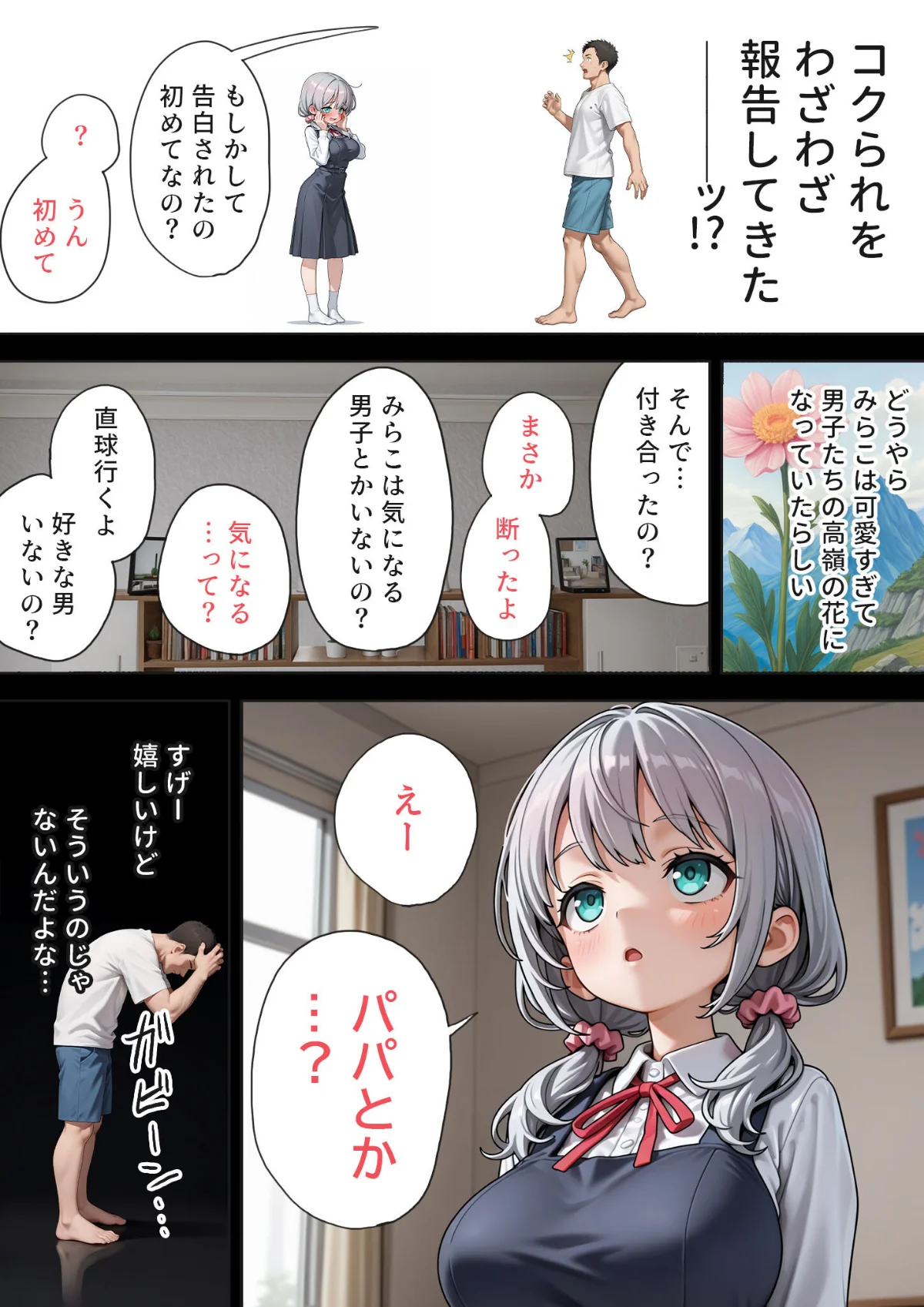 娘の告白 モザイク版 無料試し読み8ページ目（愛・筋肉博 / あいラビ）