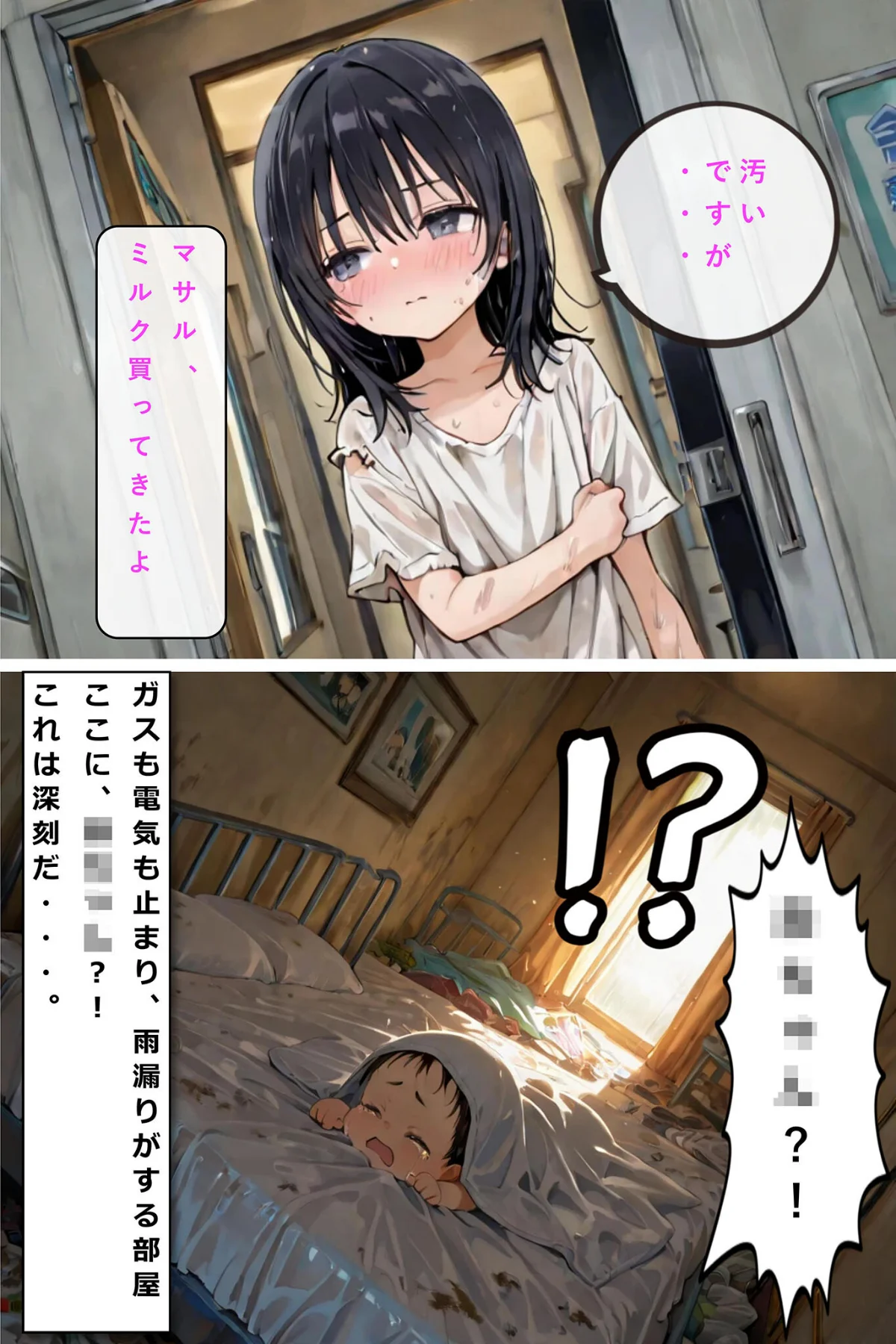 レ○プされていた少女を保護したら花嫁になった話 モザイク版 無料試し読み6ページ目（hentaiedge / あいラビ）