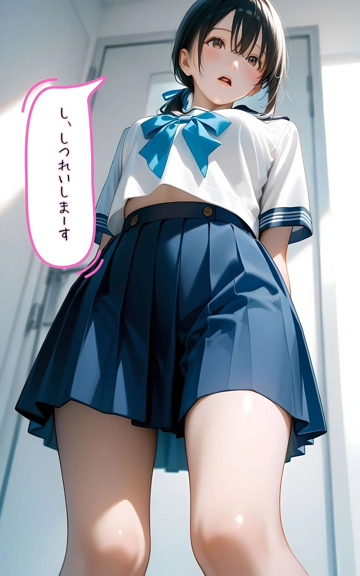 水着撮影会のはずが、いつのまにかおぢさんち〇ぽに沼る話 モザイク版 無料試し読み6ページ目（メコ神 / あいラビ）