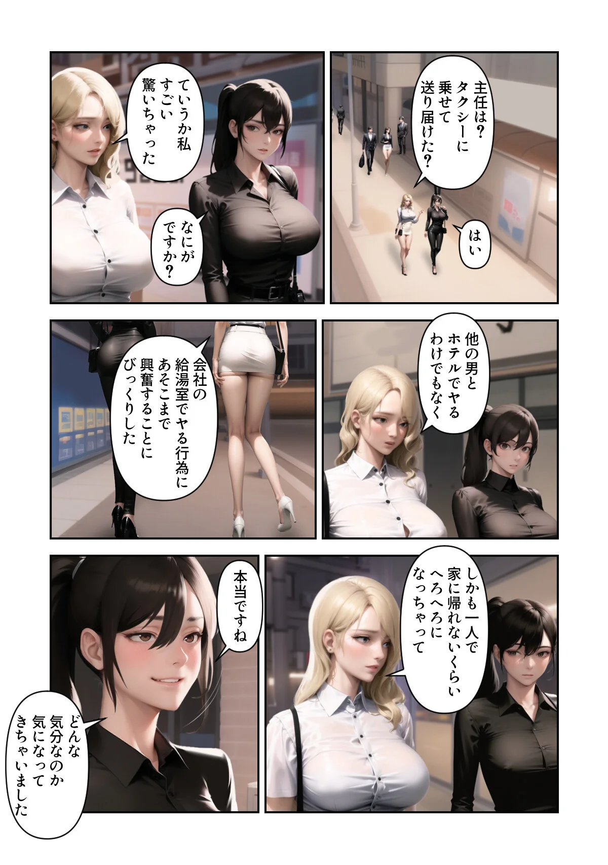 ハーレムの新生活【特別修正版】（単話） 無料試し読み4ページ目（WebtoonKoiContent）