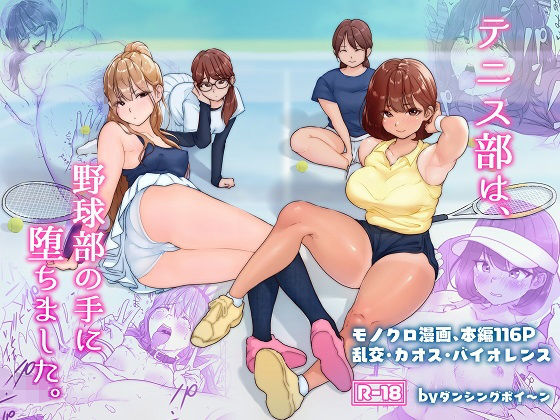 テニス部キャプテンの嫉妬が野球部を呼び込みチ●ポの餌食に！w